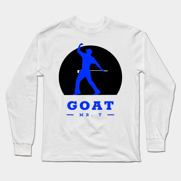 Tiger celebration GOAT Long Sleeve T-Shirt by YungBick